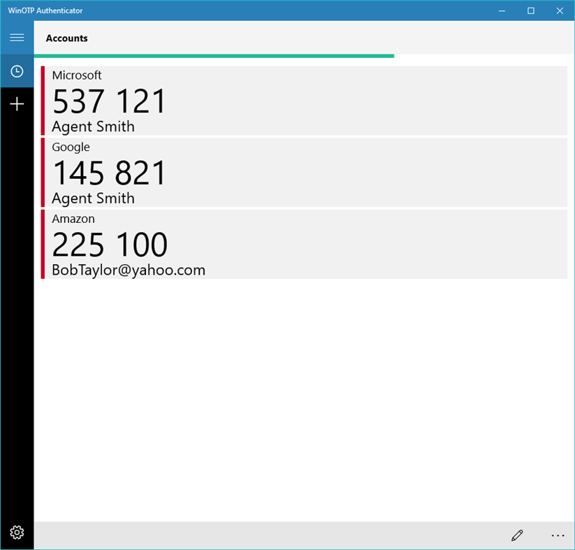 #1. WinOTP Authenticator (Windows) Podle: Vladimir Akopyan