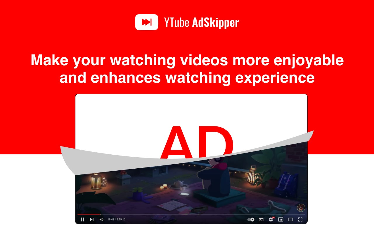 YTube AdSkipper - Ad-Free YouTube