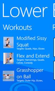 Lower Body Exercise screenshot 1