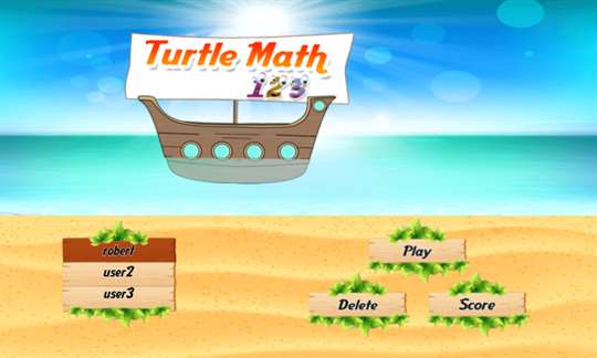 Turtle Math 123 screenshot 1