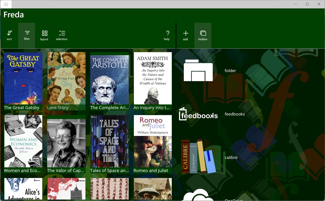 #1. freda epub ebook reader (Windows) โดย: Turnipsoft