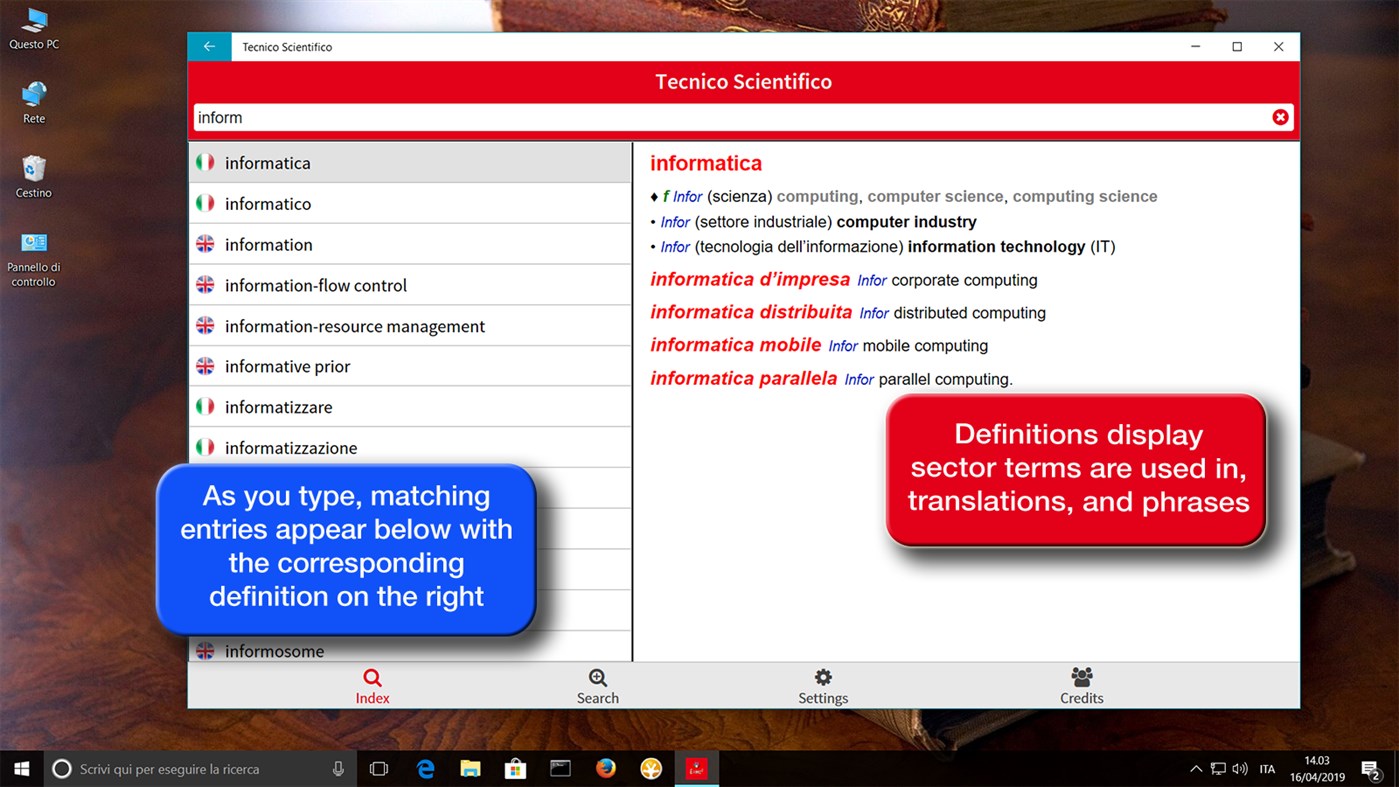 #2. Technical and Scientific English Dictionary (Windows) 由: Edigeo srl
