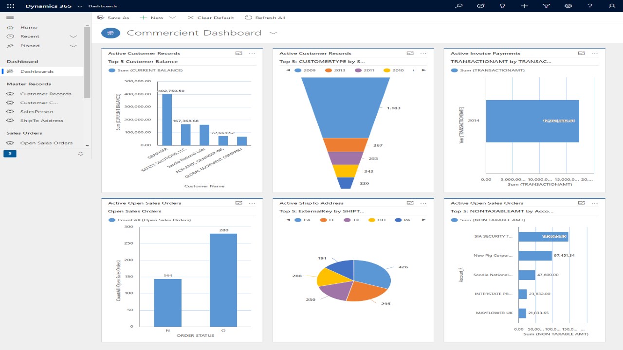 Snapshot 4 of Infor A+ Sync To Dynamics CRM by Commercient.