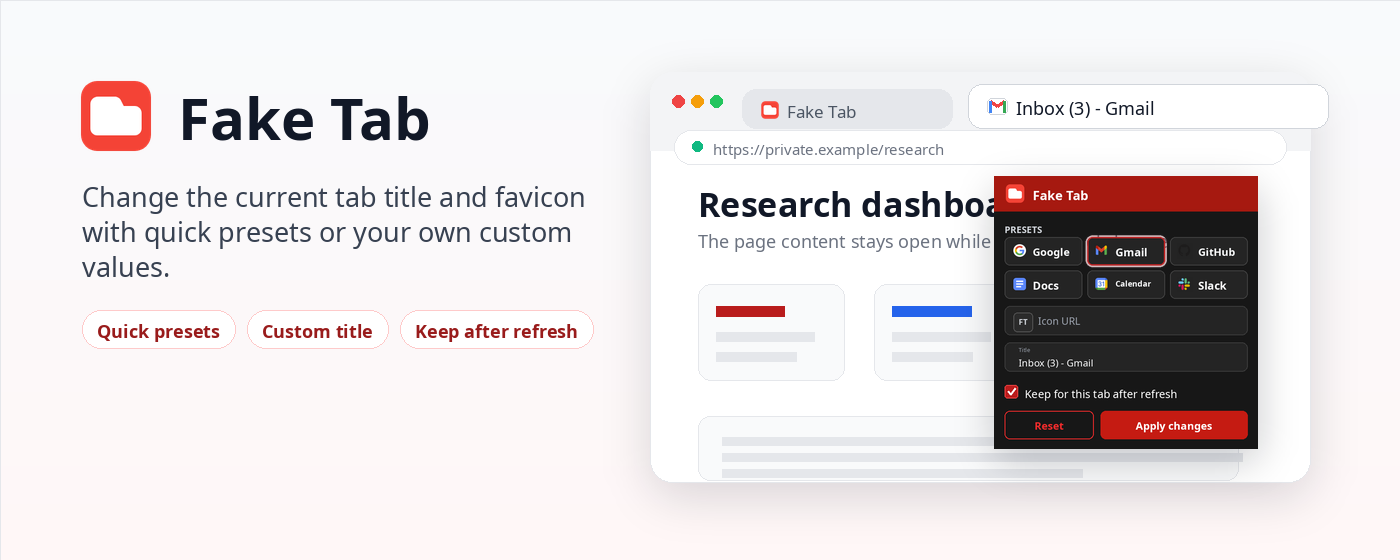 Fake Tab