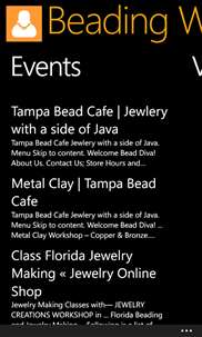Beading Workshops - Tampa Bay screenshot 1