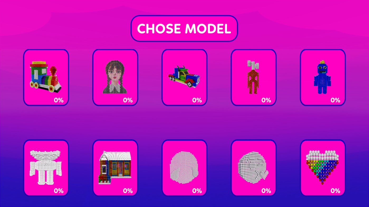 #4. Magnet ASMR Toys: 3D World Build (Windows) Von: Evony Games