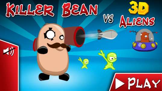 Killer Bean Vs Aliens 3D screenshot 1