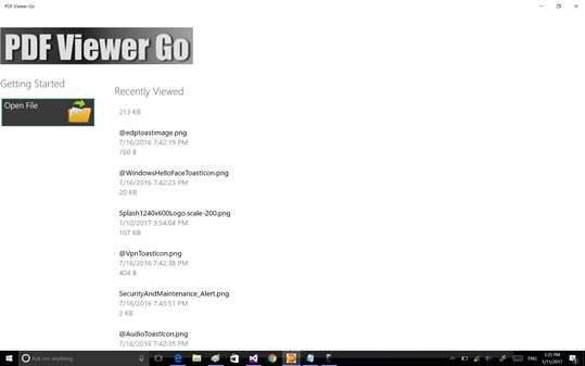 PDF Viewer Go screenshot 1