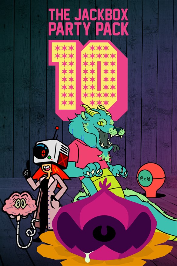 The Jackbox Party Pack 10 Xbox Series X|S and Xbox One cover art