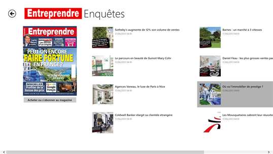 Entreprendre screenshot 2