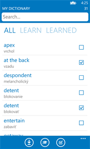 Slovak English dictionary ProDict Free screenshot 3