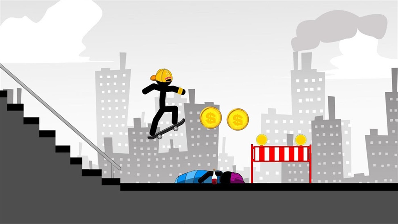 #2. Skater Touchgrind (Windows) بواسطة: High Score Hero Ltd. Two Player Games