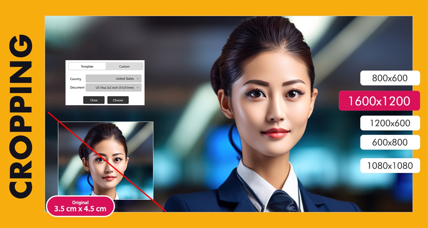 #4. ID Passport Size Photo Editor (Windows) Av: PicsCanvas