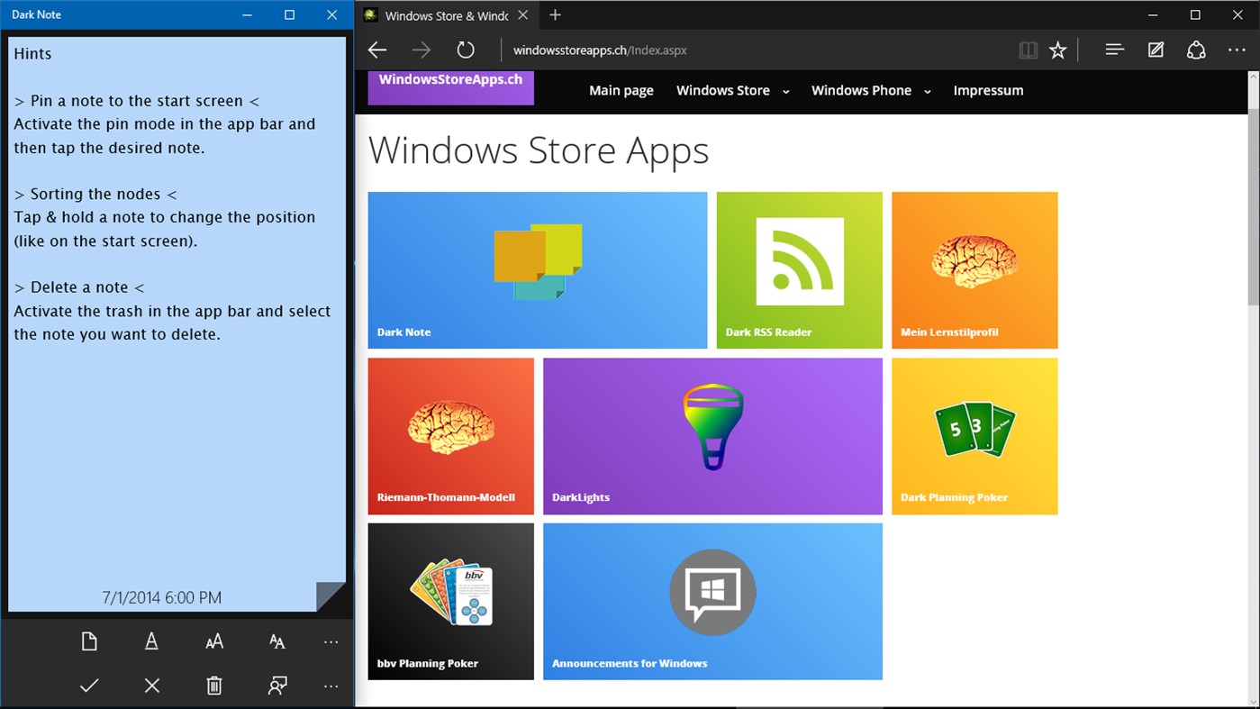 #3. Dark Note (Windows) By: DarkProjekt