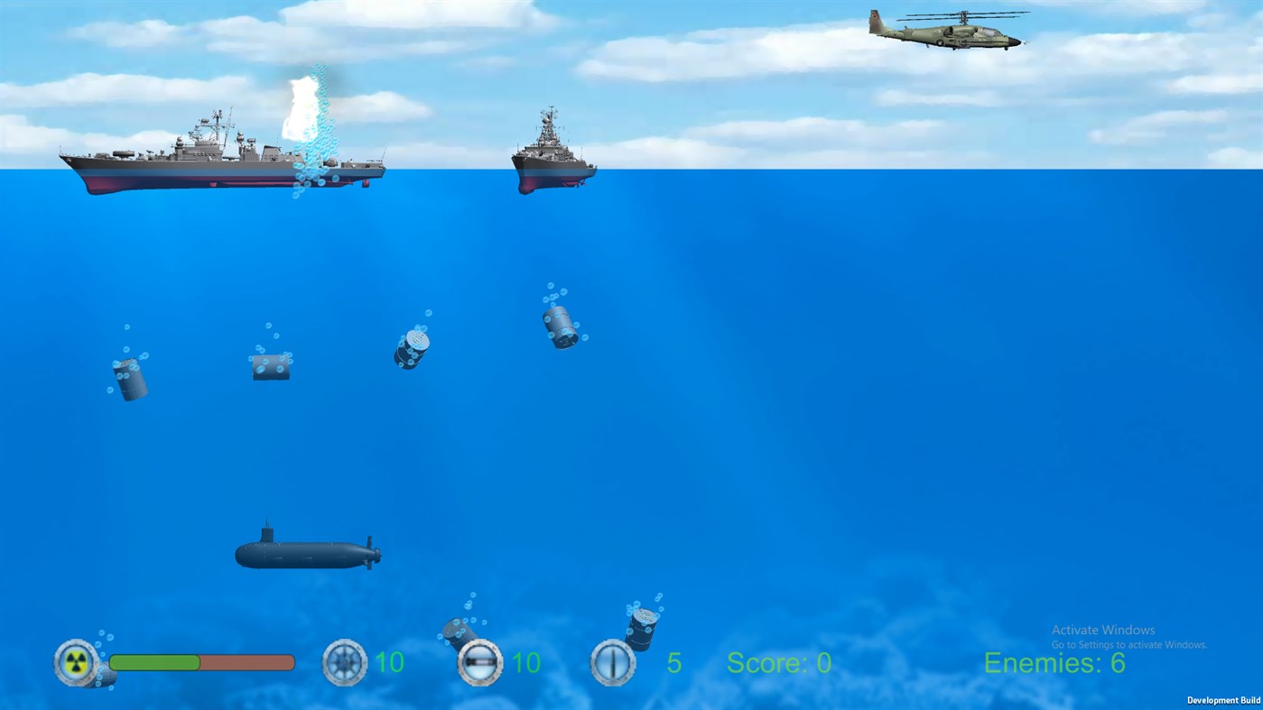 #5. Submarine Attack 3D (Windows) 由: Five Star Apps vAlexey Kropotin