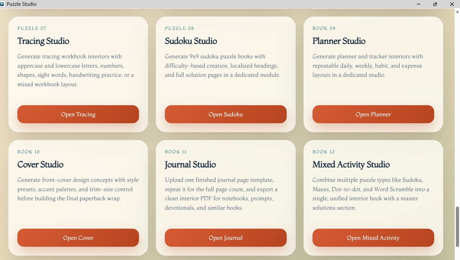 Puzzle Studio screenshot