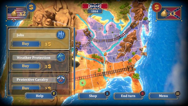 The Bluecoats: North & South screenshot