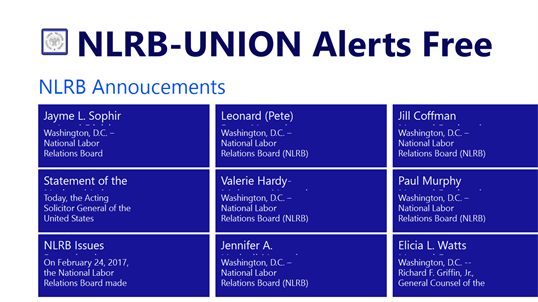 NLRB-UNION Alerts screenshot 6