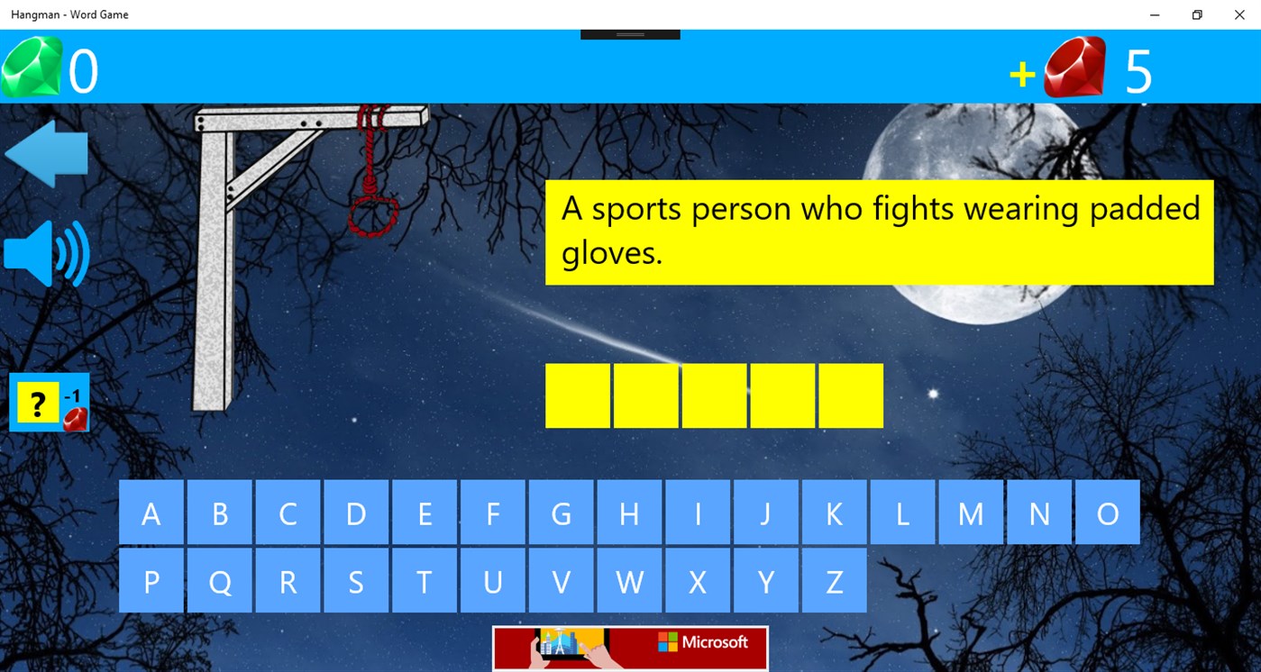 #2. Hangman - Word Game (Windows) بواسطة: Romandrovich Software