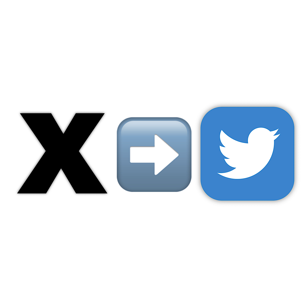 X to Tweet icon