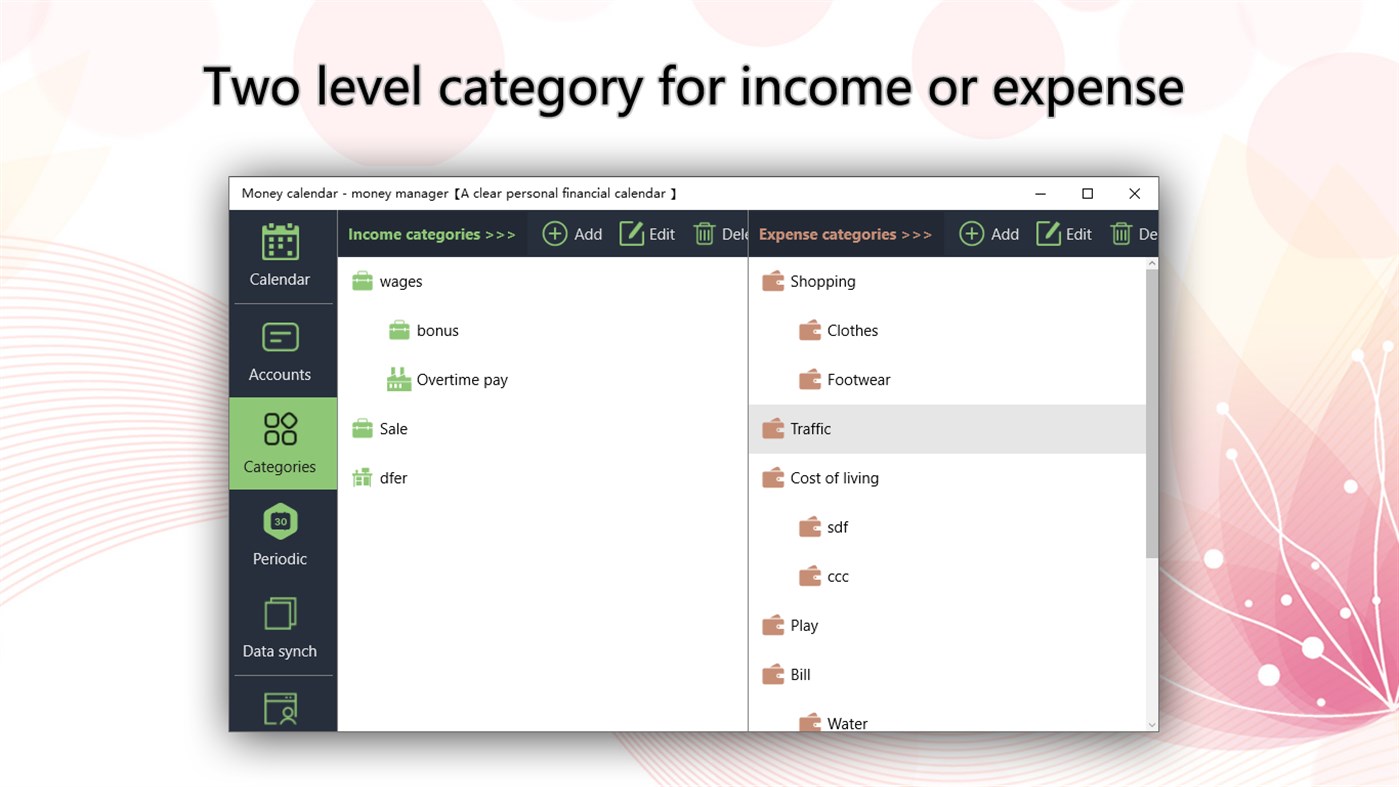 #4. Money Manager Calendar - Spending, Budget (Windows) Von: Money Manager : Personal Finance