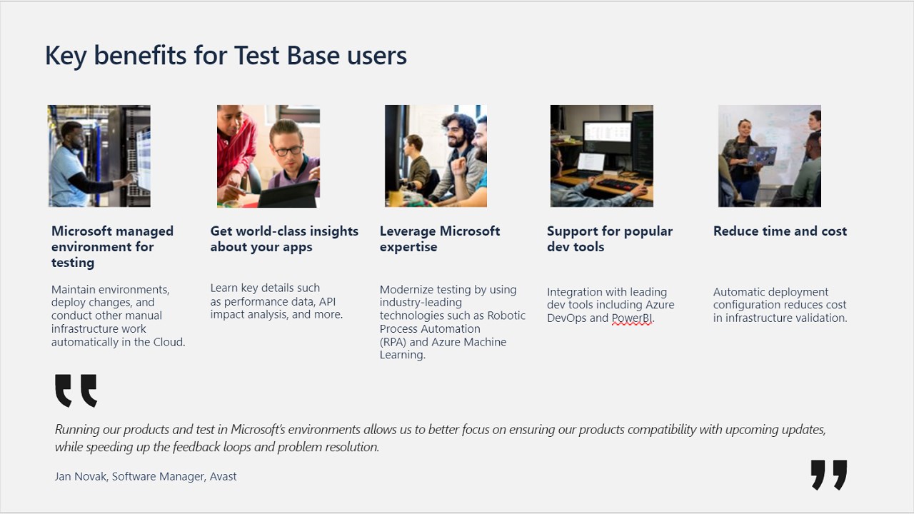 Snapshot 1 of Power Automate on Test Base for Microsoft 365