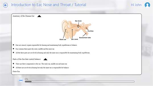 Introduction to ENT and Orthopedics-simpleNeasyApp by WAGmob screenshot 5
