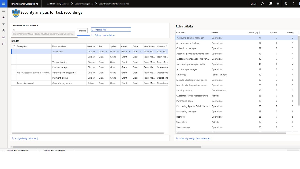 Snapshot 1 of ERP Connect for Operational Excellence