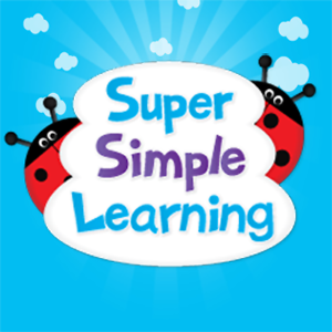 Simply learn. Super simple Learning. Super simple Songs. Super simple Learning logo.