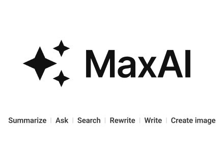 MaxAI: Chat with any webpage. Powered by GPT-4o, Claude 3.5, Gemini 1.5 small promo image