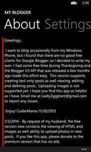 MyBlogger Free screenshot 3