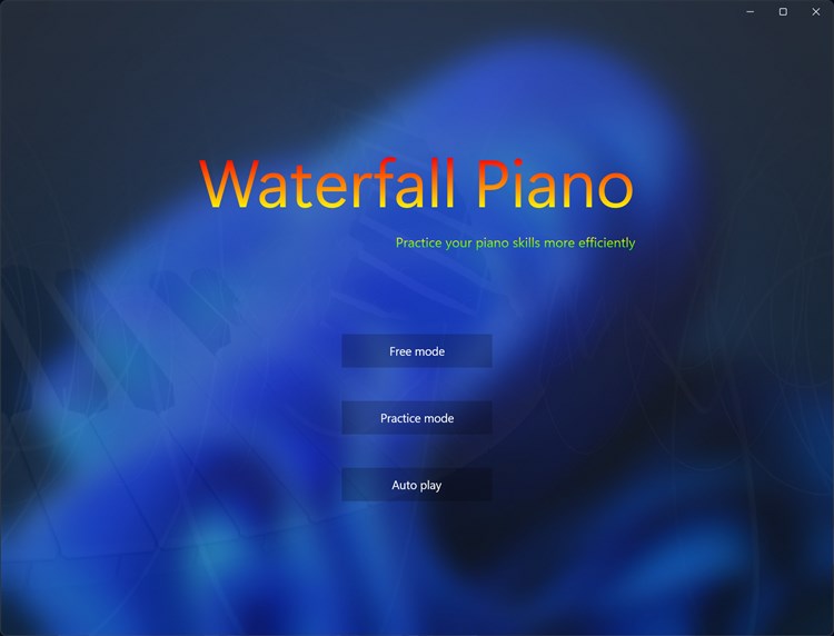 Waterfall Piano - PC - (Windows)
