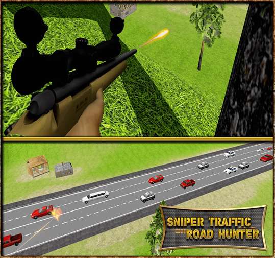 Sniper Traffic Road Hunter screenshot 4