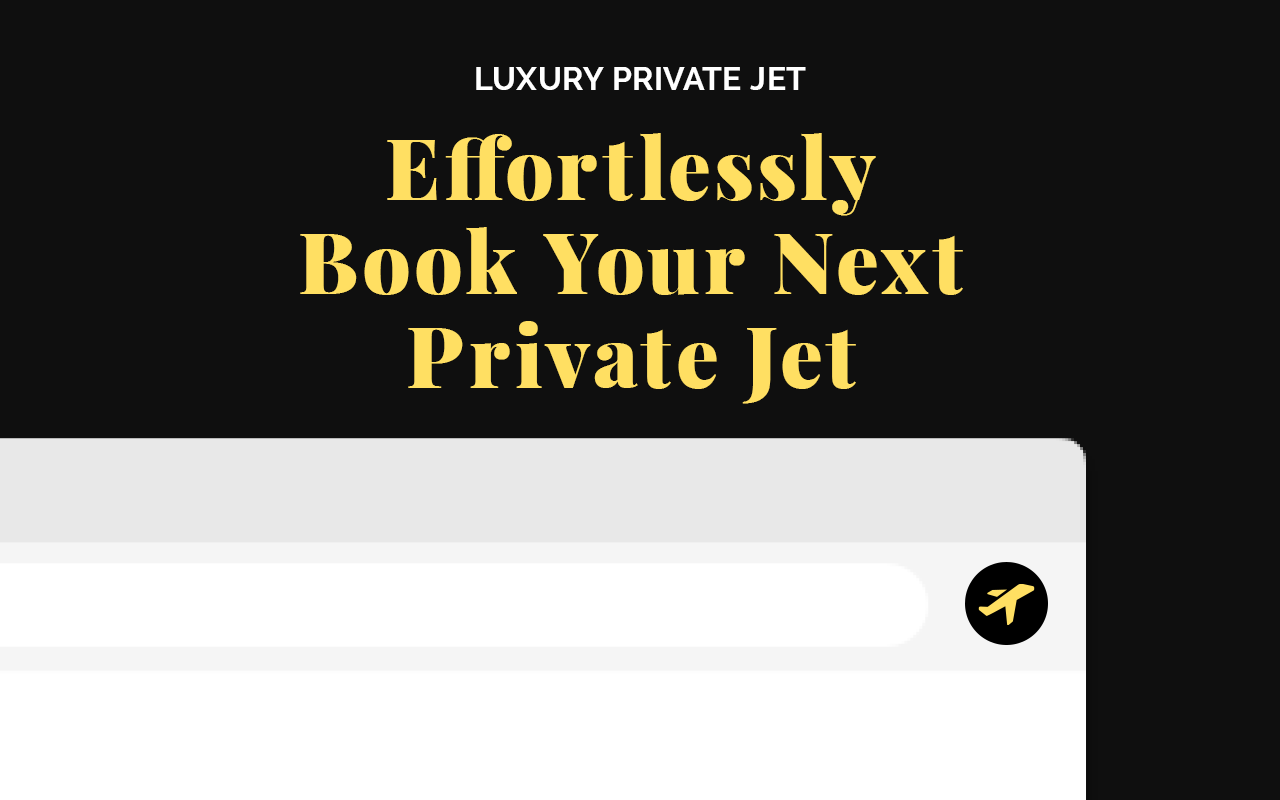 Private Jet Flights - Luxury Travel Made Easy