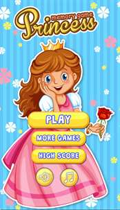 Princess Fun Memory Game screenshot 1