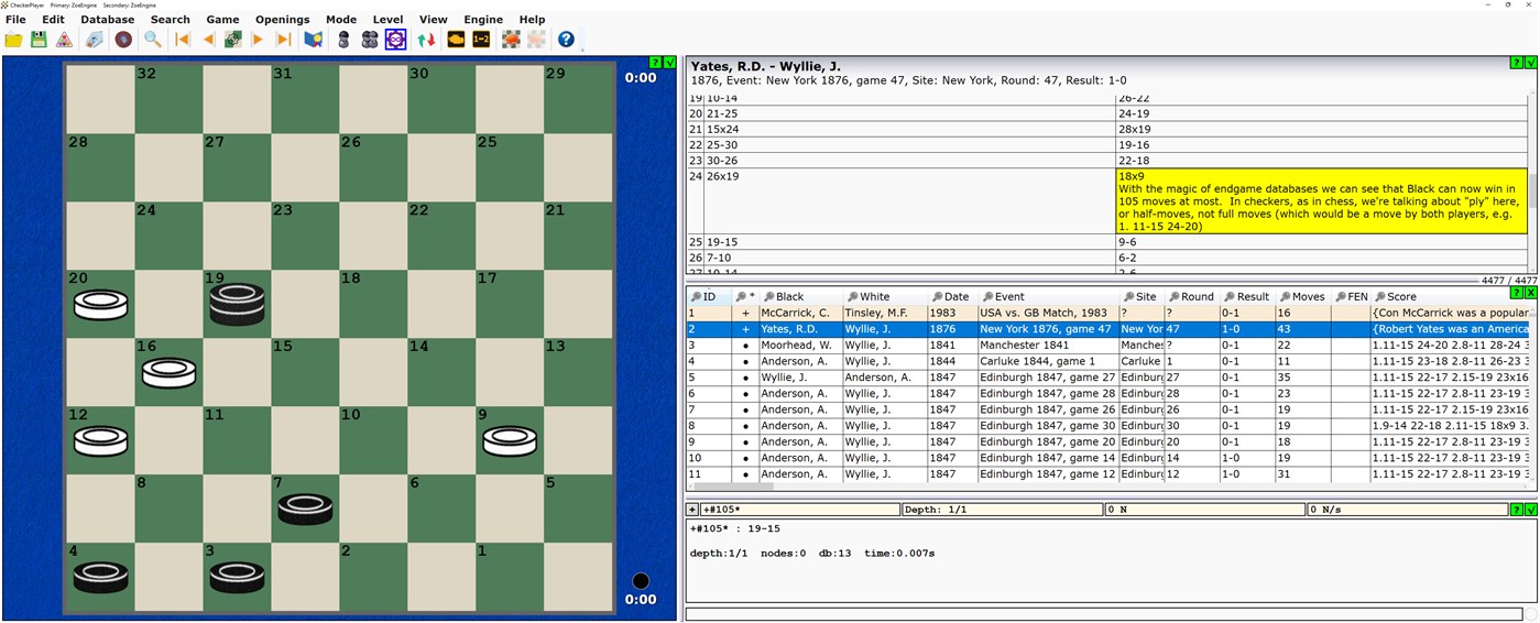 #2. CheckerPlayer (Windows) 由: ZoeZAP Software