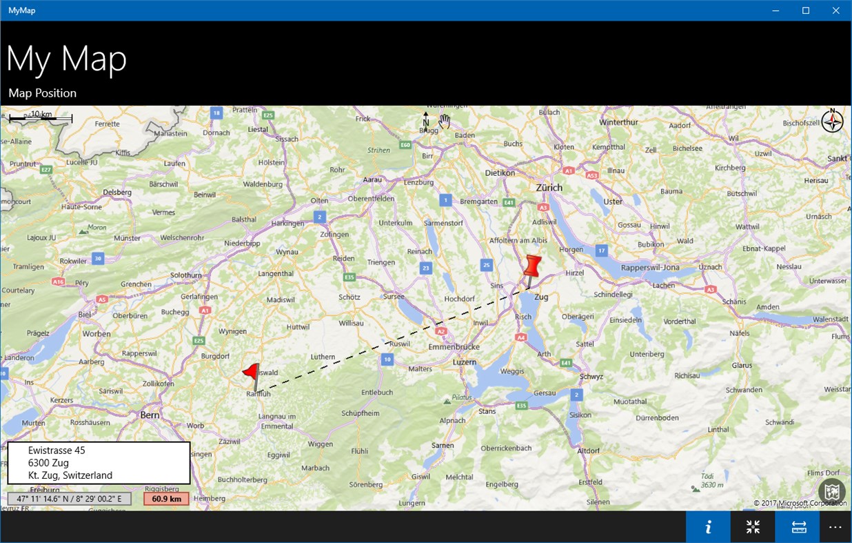 #2. My Map (Windows) De: Thomas Gössi