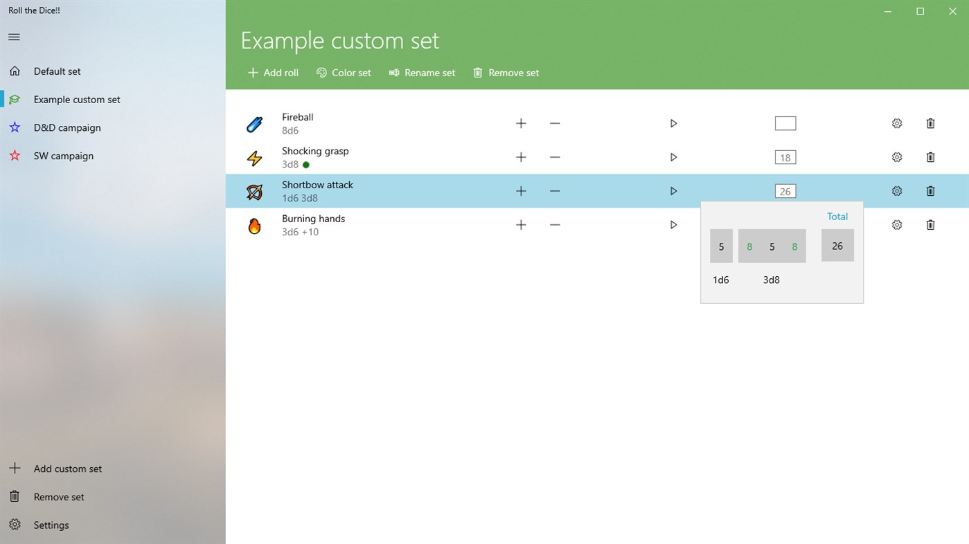 #5. Roll the Dice!! (Windows) 由: Federico Gava