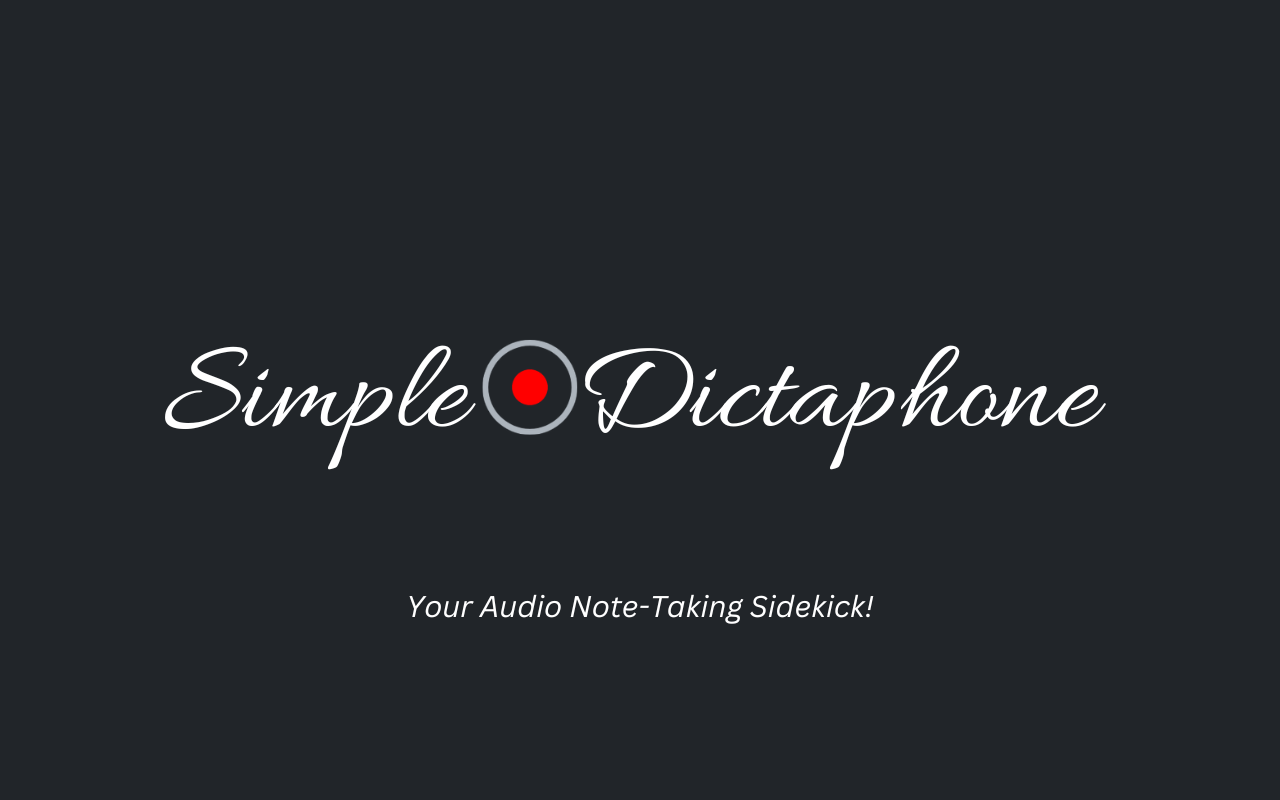 Simple Dictaphone