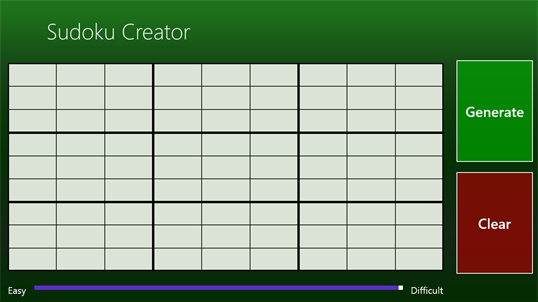 Sudoku Creator screenshot 1