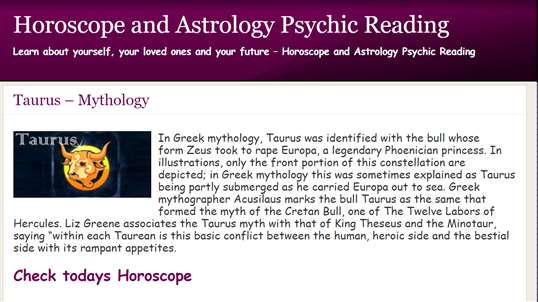 Taurus Astrology and Horoscope screenshot 1
