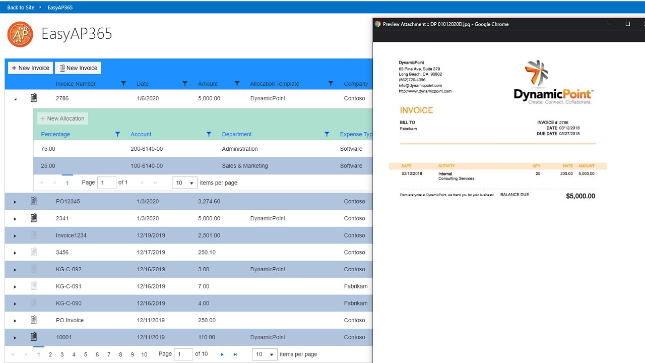 Snapshot 4 of Accounts Payable Invoice Automation