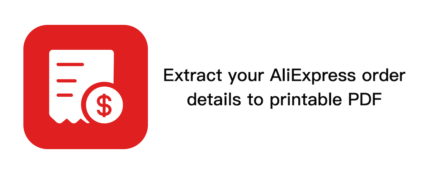 AliExpress invoice & receipt generator marquee promo image