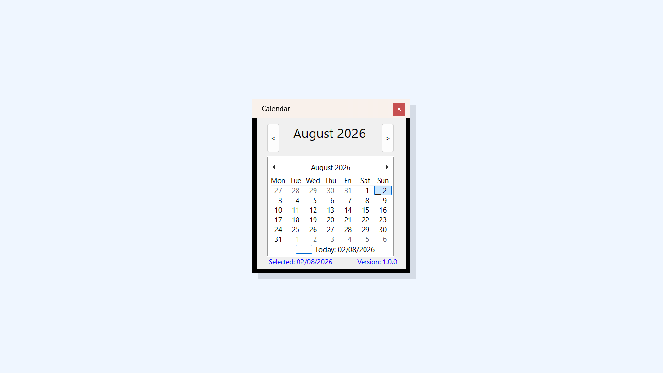 JB-Calendar screenshot