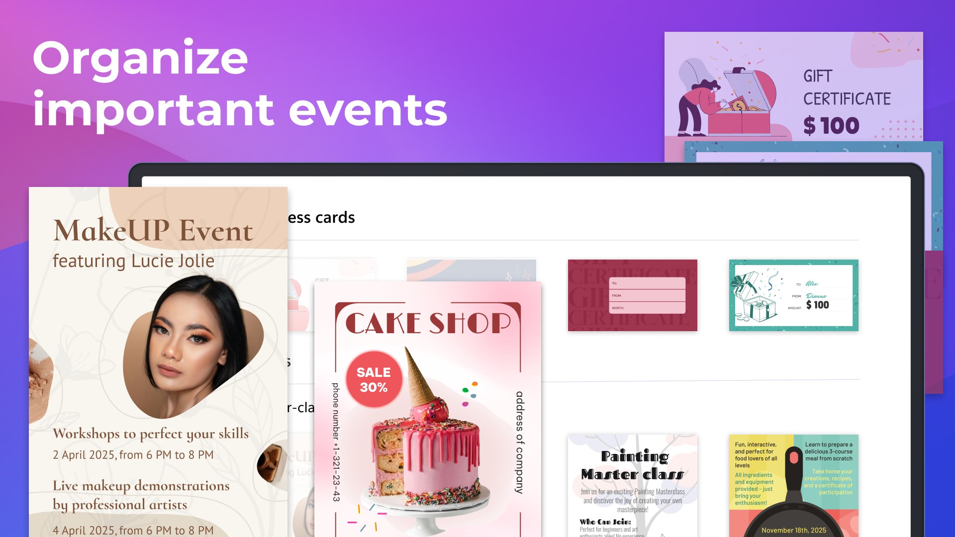 Flyer and Business Card Maker - Brand Identity Creator screenshot