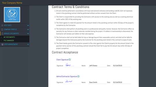 Contra Sign E-Signatures screenshot 2