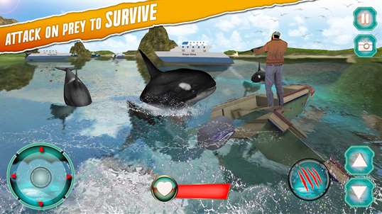 Whale Hunt Simulator - Killer Shark Vs Angry Whale screenshot 5