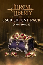 THRONE AND LIBERTY - 2,500 Lucent Pack (+375 Bonus)