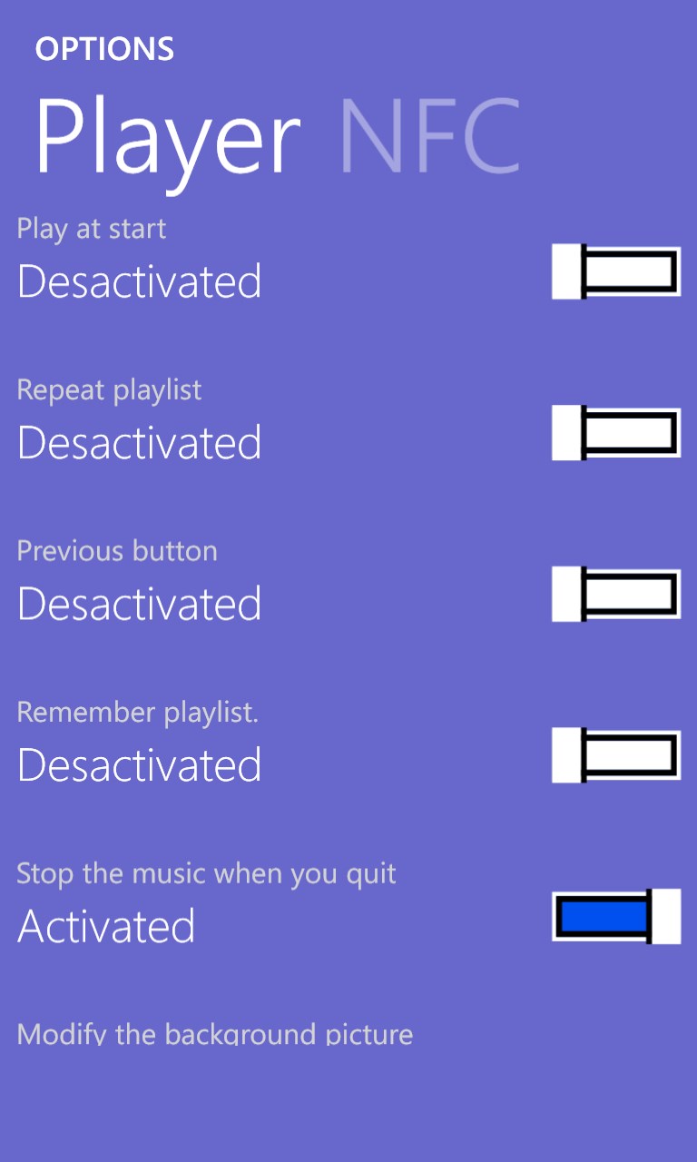 Captura de Pantalla 5 Random Music Player windows