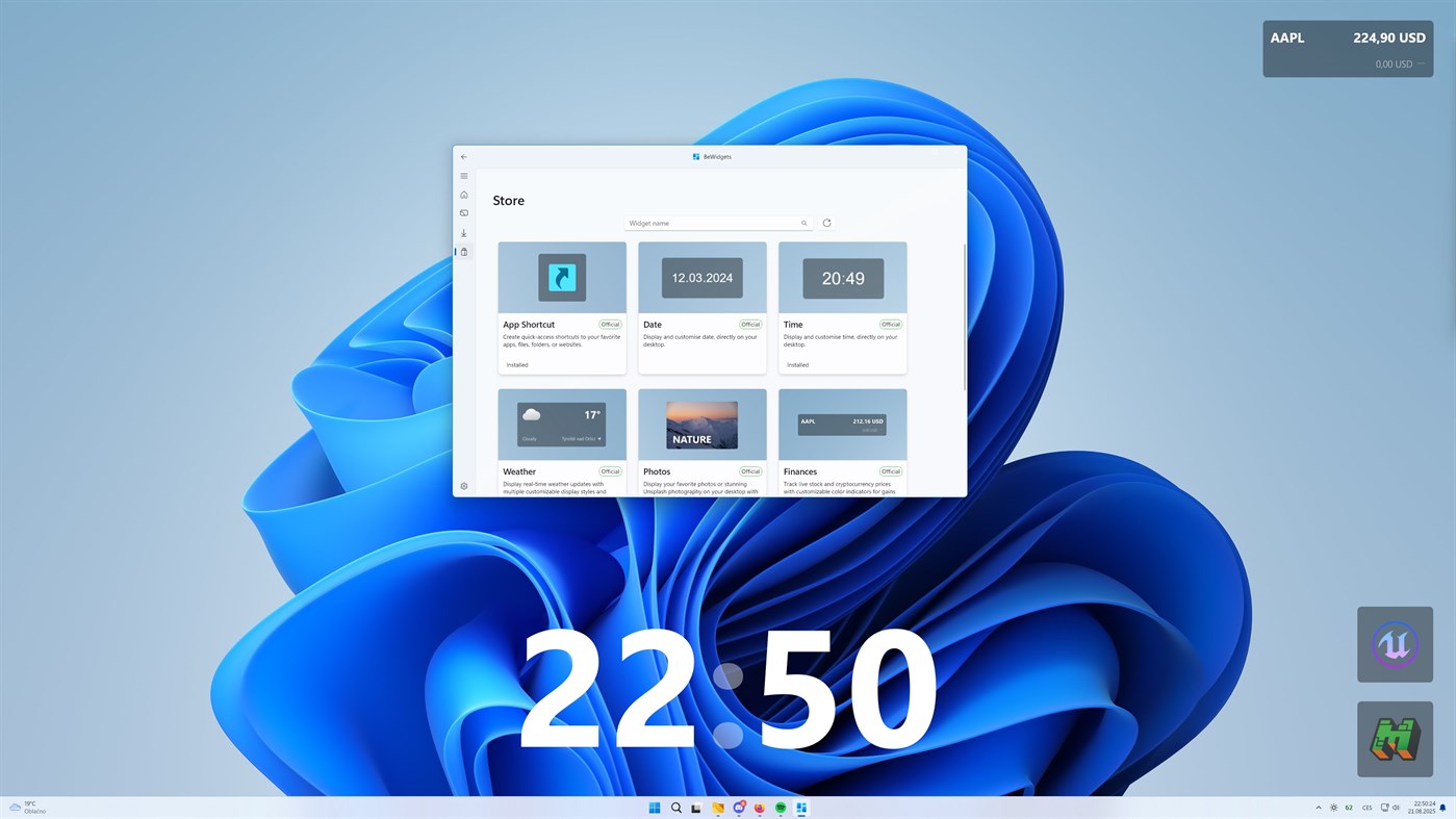 #8. BeWidgets (Windows) 来自: BeXCool